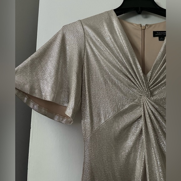 Tahari Silver/Gold Evening gown - Picture 4 of 6